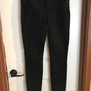 Paige Stretchy Black Skinny Jeans